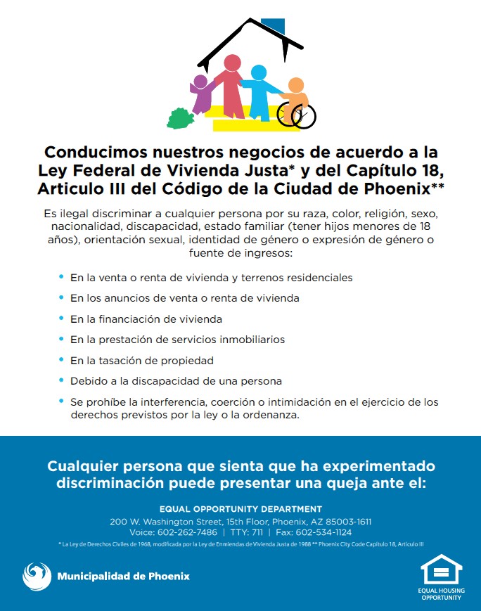 Fair Housing Spanish